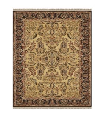 Alegra Collection Gold/Black Rug