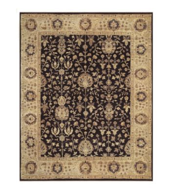 Dover Collection Black/Beige Rug