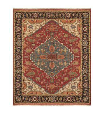 Ihrin Collection Red/Black Rug