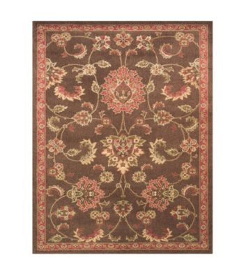 Valencia Collection Brown Rug