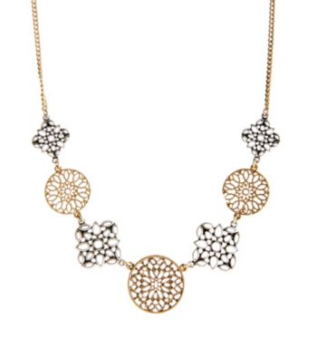 Lucky Brand® Two-Tone Metal Openwork Necklace