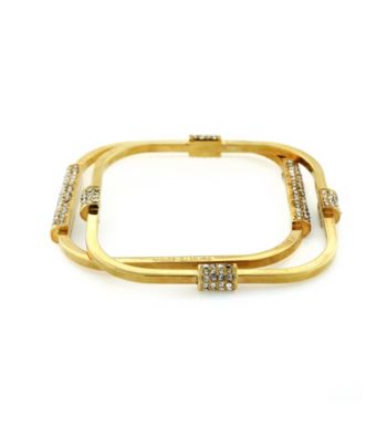 Vince Camuto™ Goldtone Rectangular Bangle Bracelet Set