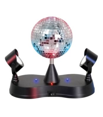 Lumisource® Multi Colored Disco Ball with 2 Mirrors