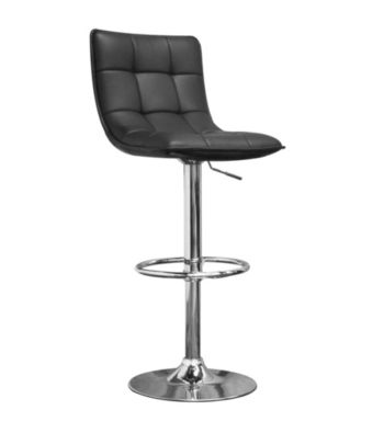 Baxton Studios Aleena Black Modern Bar Stool
