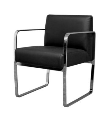 Baxton Studios Meg Black Chair