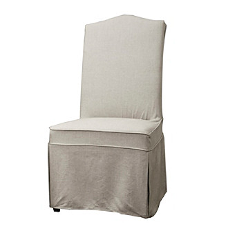 UPC 847321000049 product image for Baxton Studios Coralie Beige Linen Slipcover Effect Dining Chair | upcitemdb.com