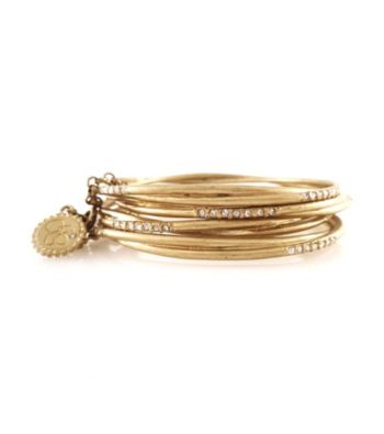 Jessica Simpson Goldtone Bangle Bracelet Set