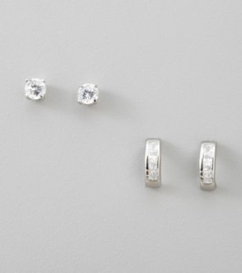 BT-Jeweled Cubic Zirconia Earring Set