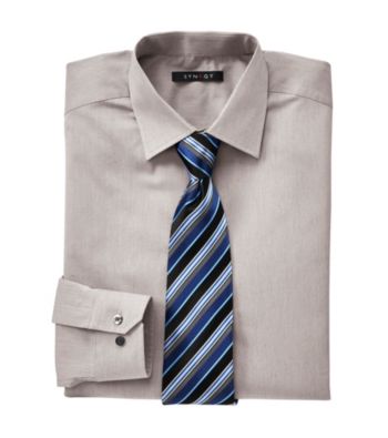 Synrgy Men's Big & Tall Fancy Dress Shirt