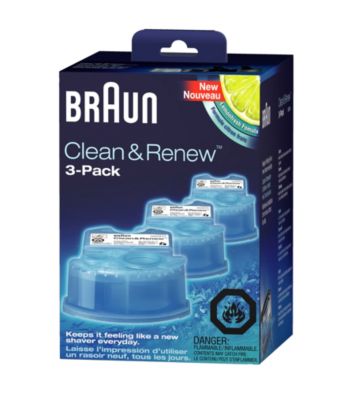 Braun Clean & Renew 3-count Refills for Braun Shavers