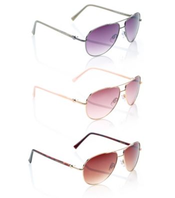 UPC 781268622103 product image for Steve Madden Metal Aviator Stone Detail Sunglasses | upcitemdb.com