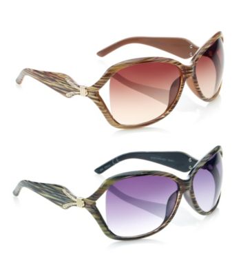 Nine West® Plastic Mod Vented Lens Sunglasses