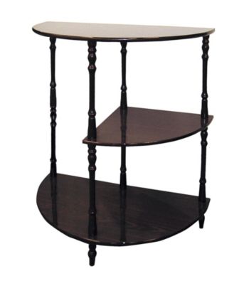Ore International™ Cherry 3-Tier Half Table