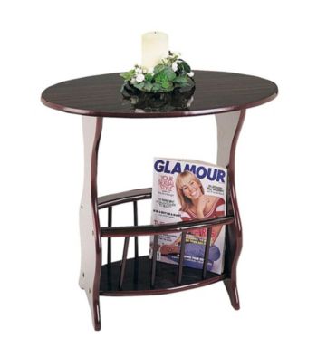 Ore International™ Oval Magazine Table