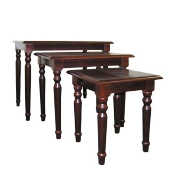 Ore International™ 3-pc. Cherry Nesting Tables