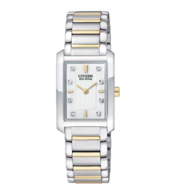 Citizen® Ladies' Eco-Drive Two-Tone Stainless Steel Watch