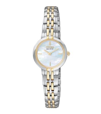 Citizen® Women's Eco-Drive Silhouette Two-Tone Bracelet Watch