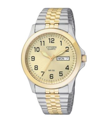 Citizen® Men's Two-Tone Stainless Steel Watch with Expansion Band