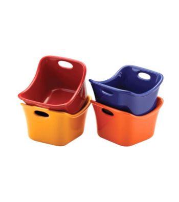 Rachael Ray® Stoneware 4-pc. Square Ramekins Set