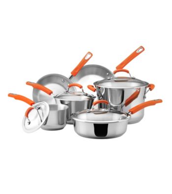 Rachael Ray® Stainless Steel II 10-pc. Cookware Set