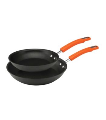 Rachael Ray&reg; Hard Anodized II Open Skillet Twin Pack