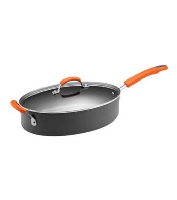 Rachael Ray® Hard Anodized II 5-qt. Covered Oval Saute