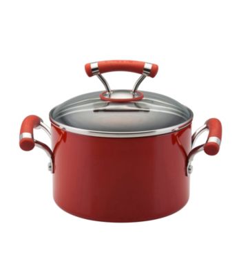 Circulon® Contempo™ 3-qt. Red Covered Saucepot