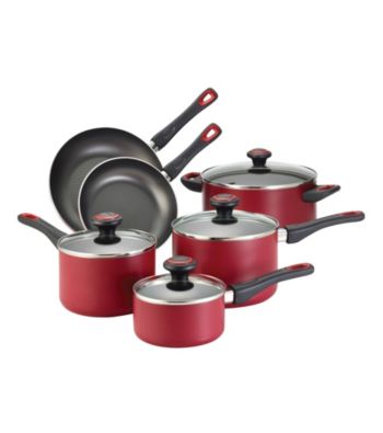 Farberware® High Performance Nonstick 10-pc. Red Cookware Set