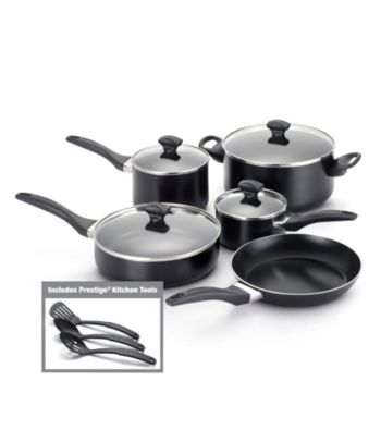 Farberware® Dishwasher Safe Nonstick Black 12-pc. Cookware Set