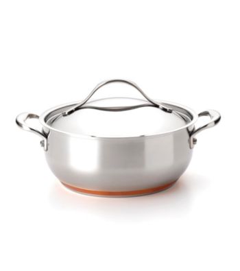 Anolon® Nouvelle 4-Qt. Covered Stainless Steel Chef Casserole