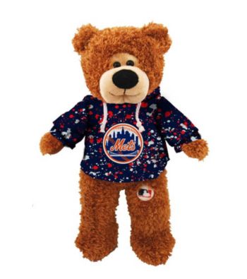 MLB® New York Mets Plush Bear Splatter Pattern