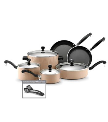 Farberware® Classic Colors 12-pc. Camel Aluminum Cookware Set