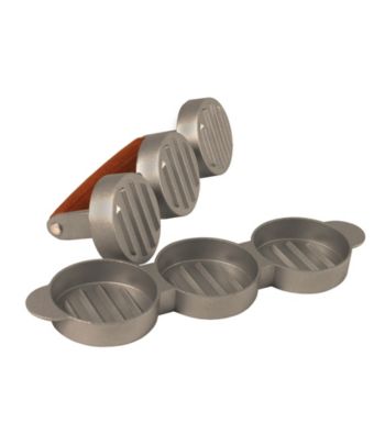 Weston 3-Slot Slider Mini Burger Press