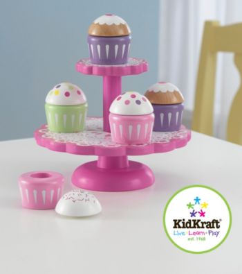 KidKraft Cupcake Stand with Cupcakes