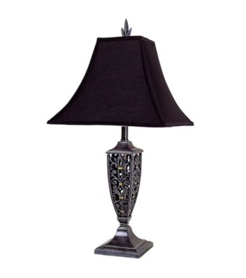 Ore International™ Antique Black Table Lamp