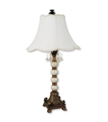Ore International™ Table Lamp With Pearly Base