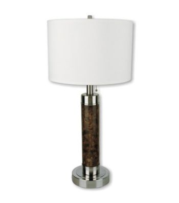 Ore International™ Cylinder Table Lamp