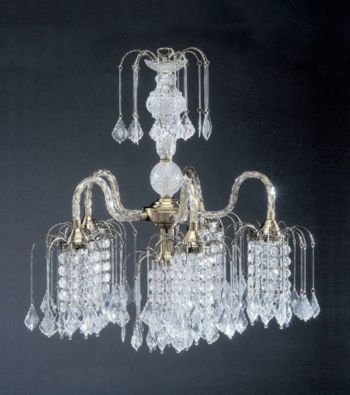 Ore International™ Classic Brass Finish Chandelier