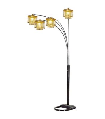 Ore International™ Chandelier-style Arch Floor Lamp