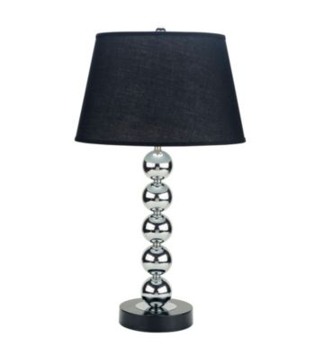 Ore International™ Metal And Black Bubble Table Lamp