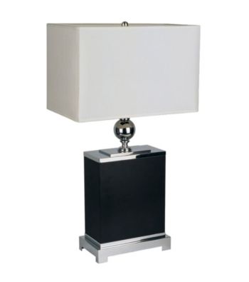 Ore International™ Black Rectangular Table Lamp