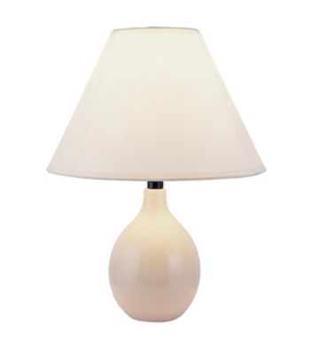 Ore International™ Ivory Ceramic Table Lamp