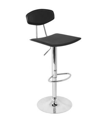 Lumisource® Vector Black Bar Stool