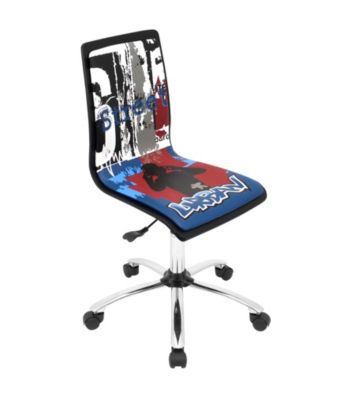 Lumisource® Black Printed Graffiti Computer Chair