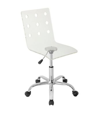 Lumisource® Swiss Clear Acrylic Office Chair