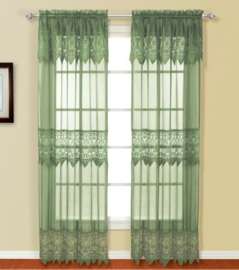Valerie Window Panel by United Curtain Co.
