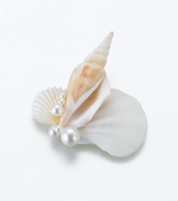 Lillian Rose® Shell Boutonniere