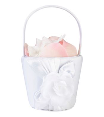 Lillian Rose® White Rose Basket