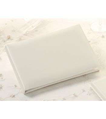 Lillian Rose® Plain Satin Guest Book
