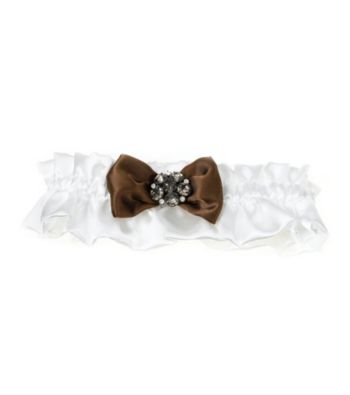 Lillian Rose® Brown Jeweled Garter